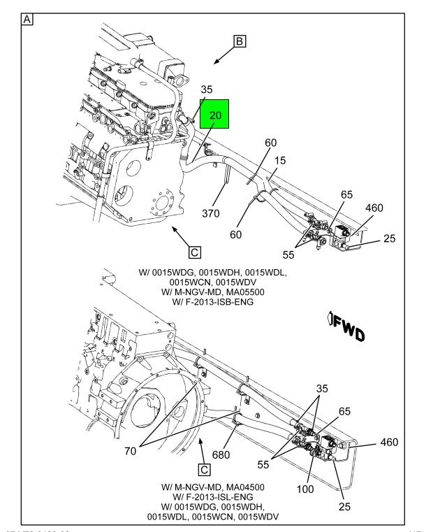 C Navistar International Hose Formed Scr Coolant