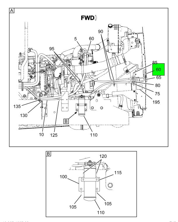 C Navistar International Hose Air Condition Assembly Comp To