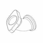 Upper EGR Hot Pipe for S60 14L DDEC V EPA04