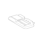 Seat Cushion Pad - Left, Rear, Upper