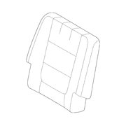Seat Back Cushion Cover - Right, Rear