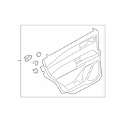 Door Trim Panel - Left, Rear, Lower (Platinum)