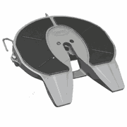 Fifth Wheel - Flat Plate, FW31, 8.000 in, Left Hand