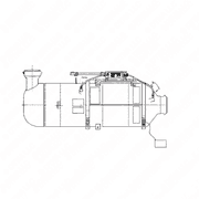 3/8 - 24 JIC Connector for ATD S60 14L EPA07