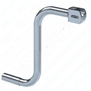 Crank Handle, Retractable, Universal, With Axle, 6 in