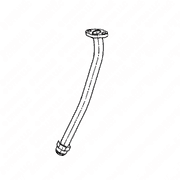 Upper Oil Drain Tube Assembly - S60M 14L