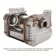 DOC/SCR Module Assembly with Clamp Kit for ATS 1-Box