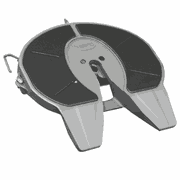 Fifth Wheel - Hld Int, FW31, 6.625 in, Left Hand, No Lubrication