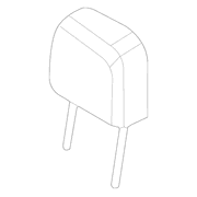 Cover And Pad Headrest <br>Headrest part of the Seat