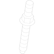 Engine Air Intake Hose Stud Resonator Bolt - M6