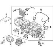 AIR CONDITIONING (A/C) Evaporator Core and Case <br>