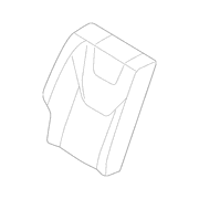 Seat Back Cushion Cover - Right, Rear