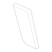 Interior Quarter Panel Trim Access Cover Hole - Left (Cypress)