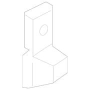 Liftgate Support Strut Holder Bracket - Left