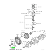 NUT,CRANKSHAFT PULLEY 1