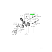 BOLT,TIMING GEAR TRAIN 1