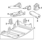 Overhead Console <br>Console used (COUPE)