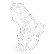 Steering Knuckle Wheel - Left, Front