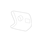 Floor Pan Crossmember Bracket Member Reinforcement - Rear, Center