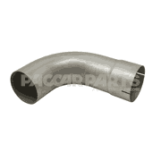 PIPE-EXHAUST 90DEG 5" STL ALMZ OD/ID