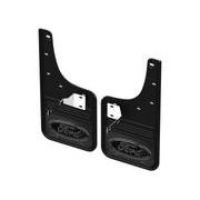 Super Duty 2023-2024 Gatorback Front Splash Guards w/Gunmetal Ford Oval w/Black Decal