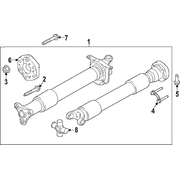 Drive Shaft 2.3 LITER - Front, Rear