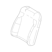 Seat Back Cushion Cover - Left, Front (SE)