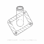 Oil Cover and Tube Assembly for S60 14L EPA04