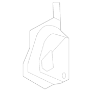 Side Floor Member Body A Pillar Reinforcement Plate - Right, Front