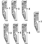 Fender Emblem Name Plate - Left, Front