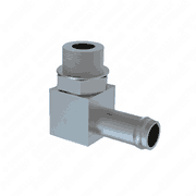 90 Degree O-Ring Hose Barb Adapter