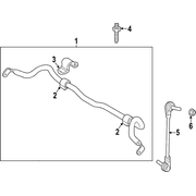 Suspension Stabilizer Bar Roll - Front, Rear