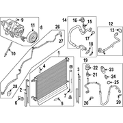 AIR CONDITIONING (A/C) Seal Condenser <br> Seal. Side - Right 5.0L