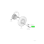 NUT,WHEEL,OTR LH 1