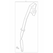 Seat Belt Lap and Shoulder - Rear, Center