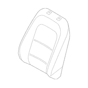 Cover Seat Back - Right, Front