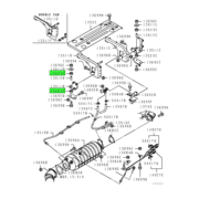 CUSHION,EXHAUST MUFFLER 1