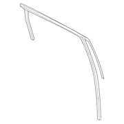 Window Channel Track - Left, Rear