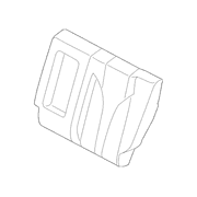 Seat Back Cushion Cover - Left, Rear