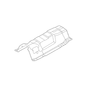 Exhaust Muffler Heat Shield Floor Pan
