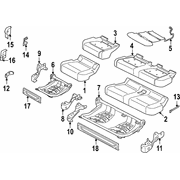 Seat Cover Cushion - Right, Rear (BEV)