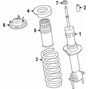 Coil Spring <br>Coil - Left, Right, Front 2.7L