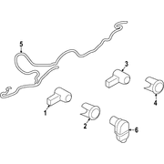 Parking Aid System Wiring Harness - Center