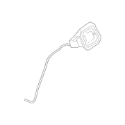 Fuel Tank Filler Pipe Housing Pocket <br>Fuel PIP Bezel - Inner