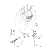 BOLT,FUEL INJECTION NOZZLE 1