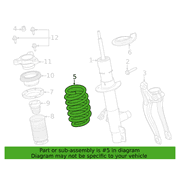 Coil Spring - Left, Right, Front