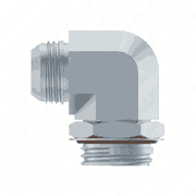90 Degree Elbow with Viton O-Ring, 1-7/8-12