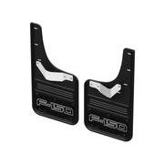 F-150 2021-2024 Gatorback Black Ford Logo Splash Guards Rear Pair