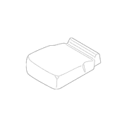 Seat Cover Cushion - Front, Center (XL)