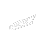 Interior Door Handle - Right, Rear, Inner